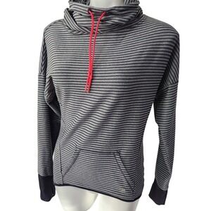 MPG Mondetta striped cowl neck pullover small Activewear, Athleisure
